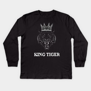 KING TIGER Kids Long Sleeve T-Shirt